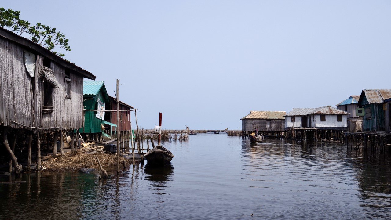 Village lacustre sur pilotis, lac Nokoué